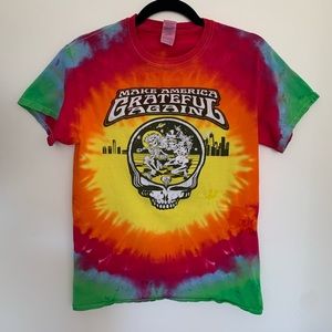 Make America Grateful Dead Again Tie Dye T-Shirt